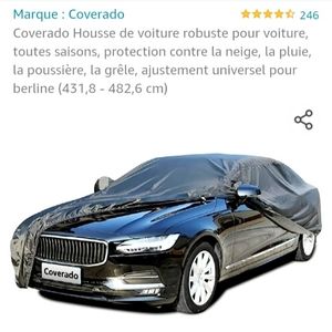 Coverado Heavy Duty Car Cover, All Season Car blue